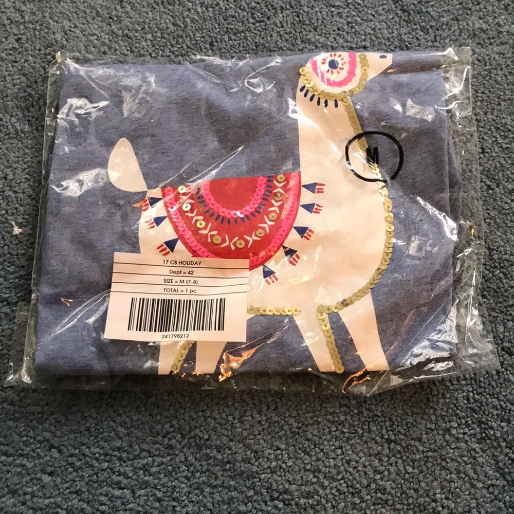 Kids Alpaca Long Sleeve Tee